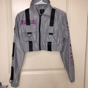 LF cropped windbreaker / track jacket